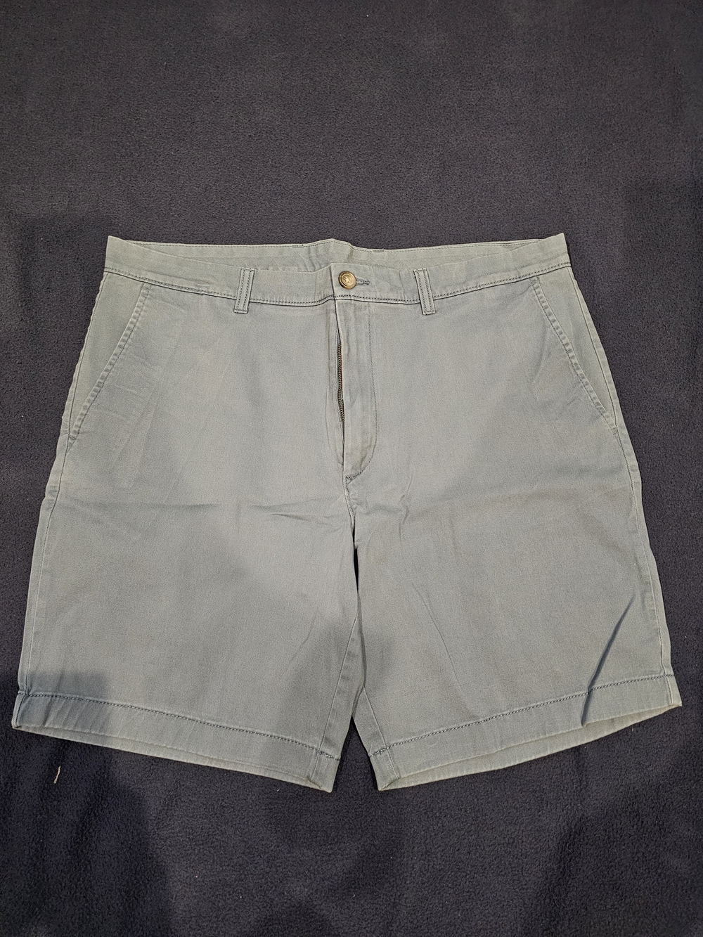 Roundtree & Yorke Men’s Chino Shorts - Blue Steel